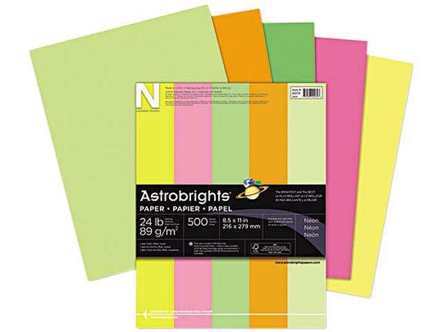 Astrobrights Colored Paper - For Inkjet Print - Letter